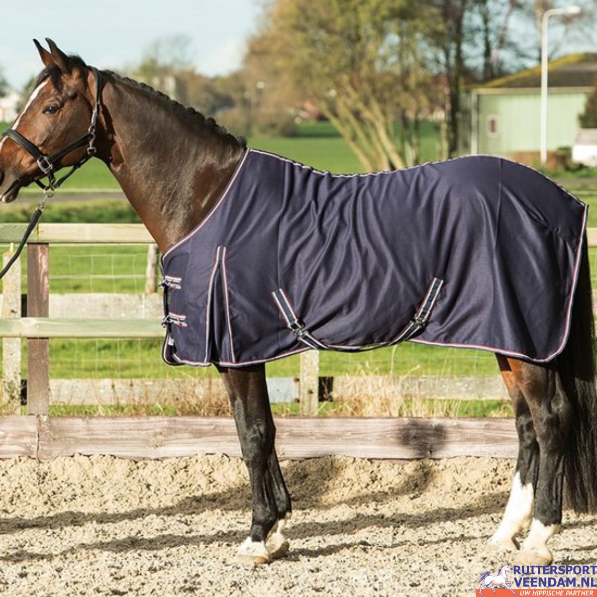 Harry's Horse Zomerdeken Navy 1 Harry's Horse Zomerdeken