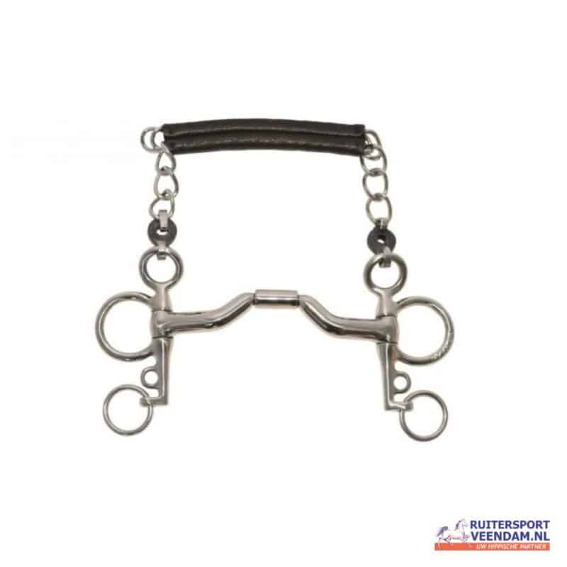 Metalab Elite Pelham bit gebogen met tongboog (1)
