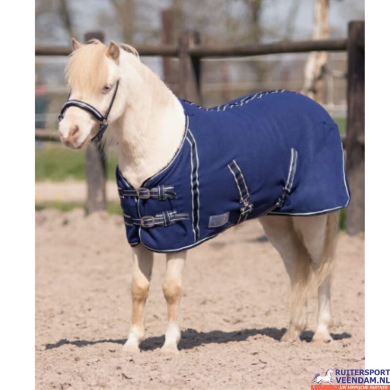 QHP Falabella Fleece deken met ornament - Afbeelding 2