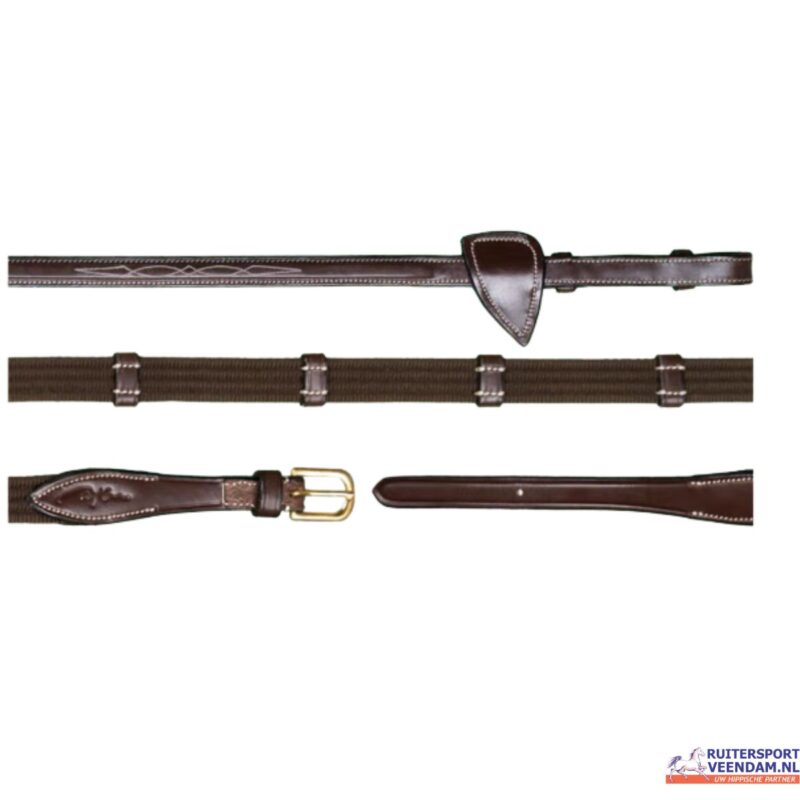 Dyon 5/8 Reins 9 Leather Loops