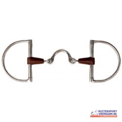 Metalab D-trens halve maanvormig tussenstuk, dubbelgebroken