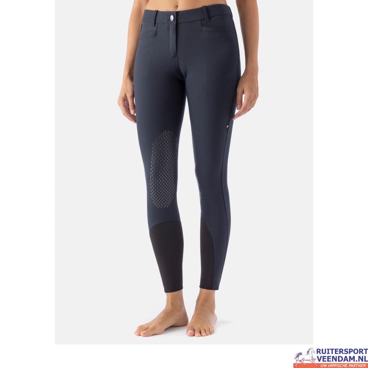 Equiline Rijbroek Dames Knee Grip Ash 2 Equiline Rijbroek Dames Knee Grip Ash