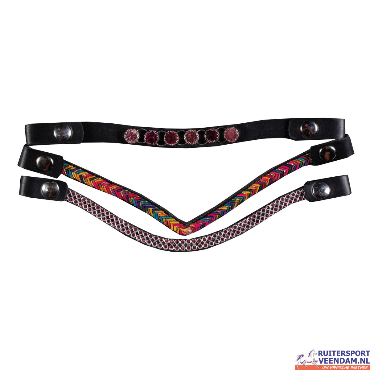 HKM Hobby Horse Frontriem (set van 3) 4 HKM Hobby Horse Frontriem (set van 3) - Afbeelding 4