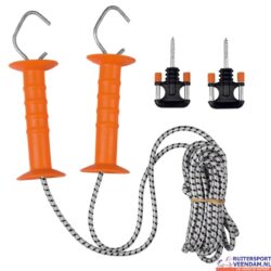 Gallagher Doorgangsset elastisch Cord (Wit)