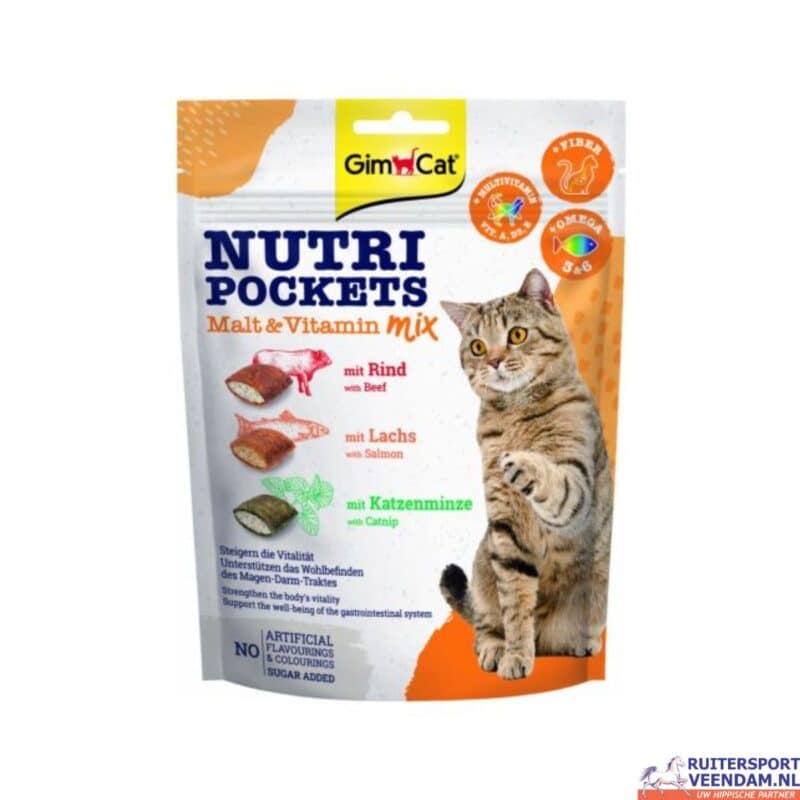 GimCat Nutri Pockets Malt 150g