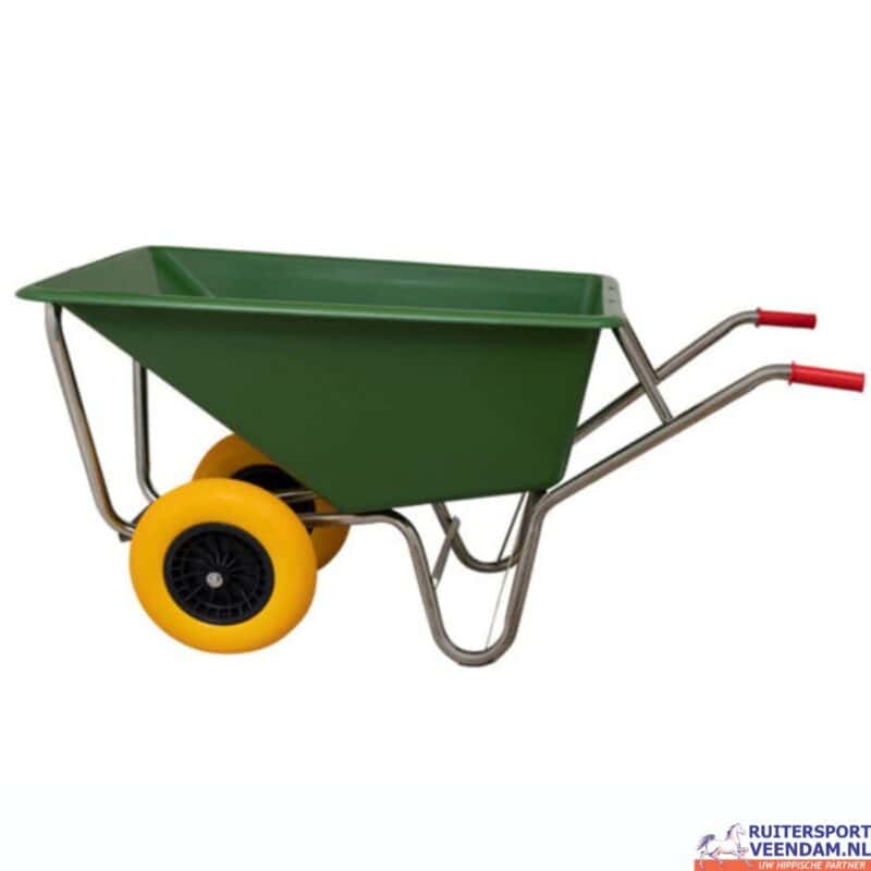 Kruiwagen MM 160Liter Poly verzinkt onderstel 2-NML wiel (2)