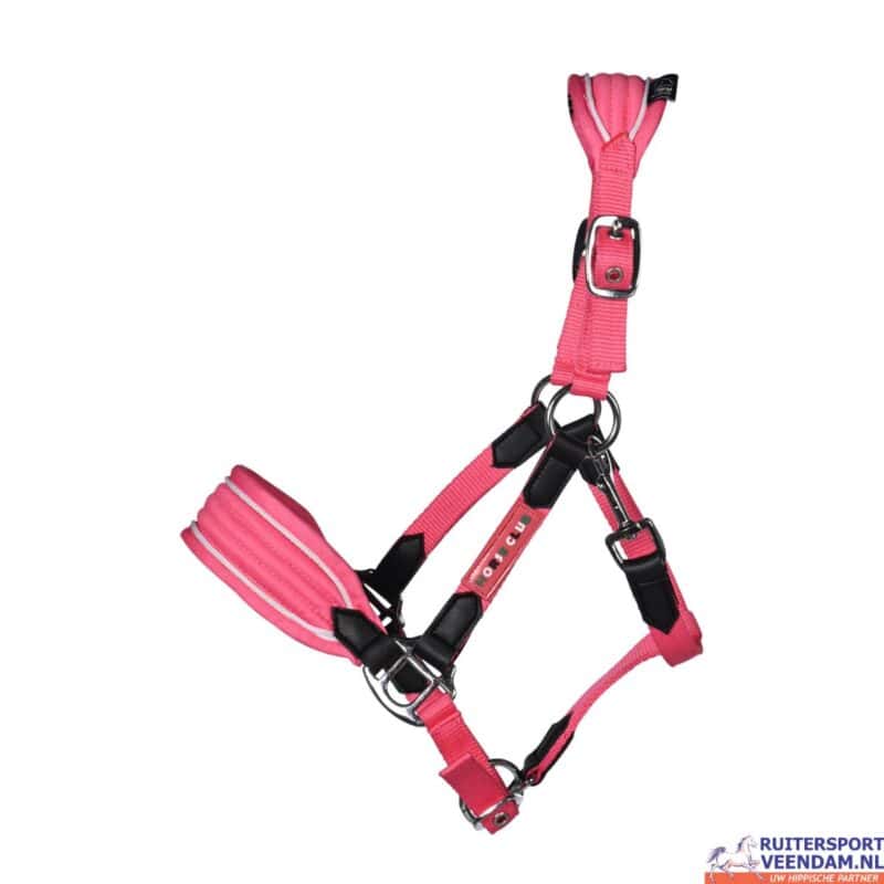 Halster Maui voor paarden, roze, comfortabel en duurzaam.