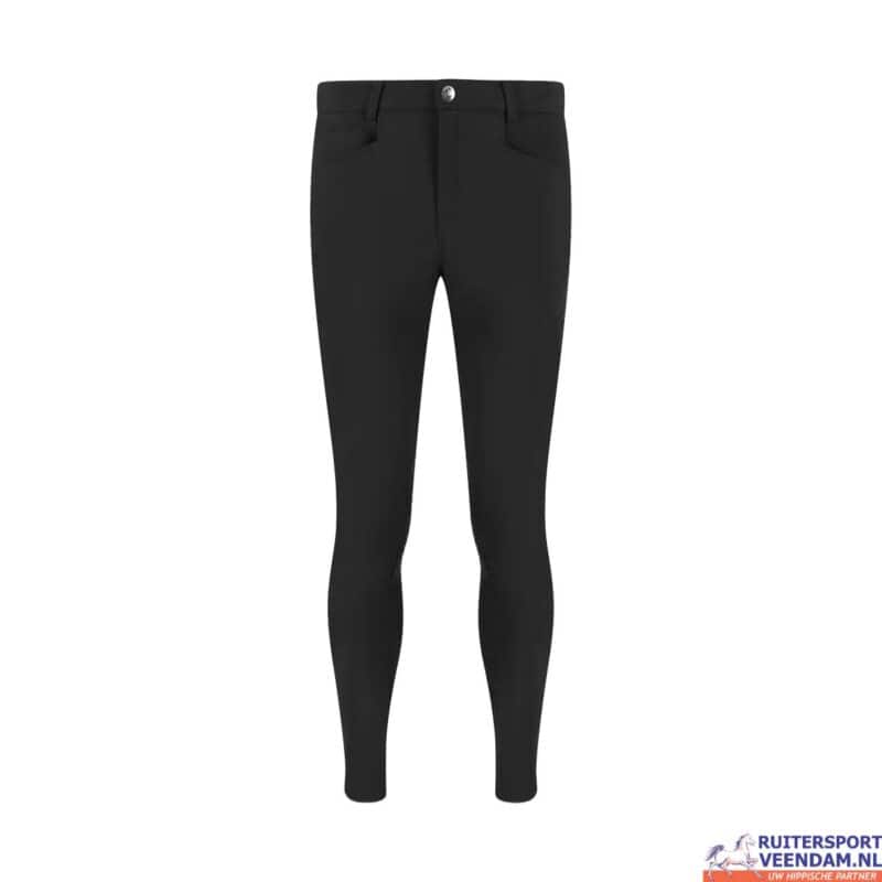 Kentucky Mexico Man Breeches voor ruiters, zwart, comfortabel en duurzaam.