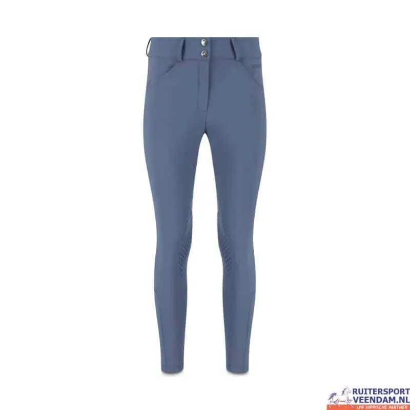 Kentucky Miami dames rijbroeken in blauw, ademend en comfortabel voor paardrijden.