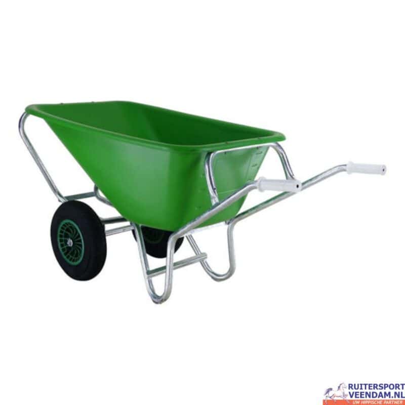 Kuilwagen voor tuin en landbouw, stevig en handig met twee wielen.