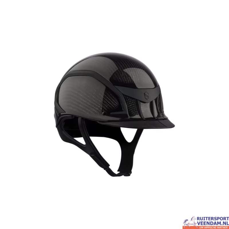 Veiligheid en stijl met de Samshield XJ paardrijhelm voor heren in glossy zwart. Perfect voor ruiter.