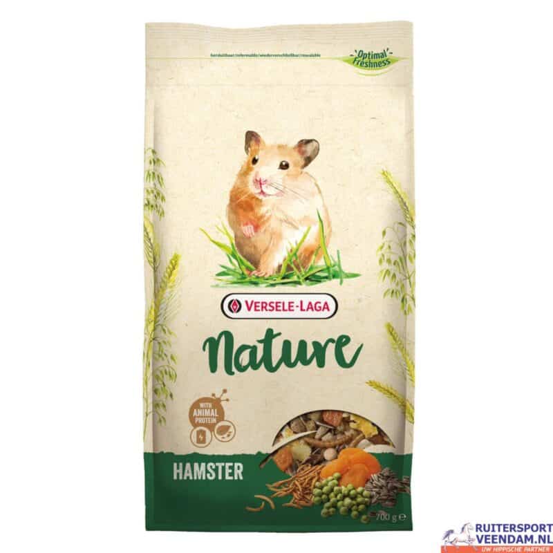 Versele-Laga Nature Hamstervoeding voor gezonde hamsters.