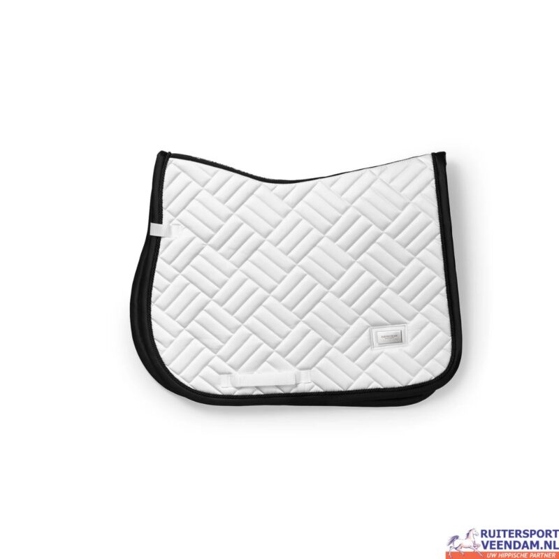 ES Dressage Saddle Pad Modern White (5)
