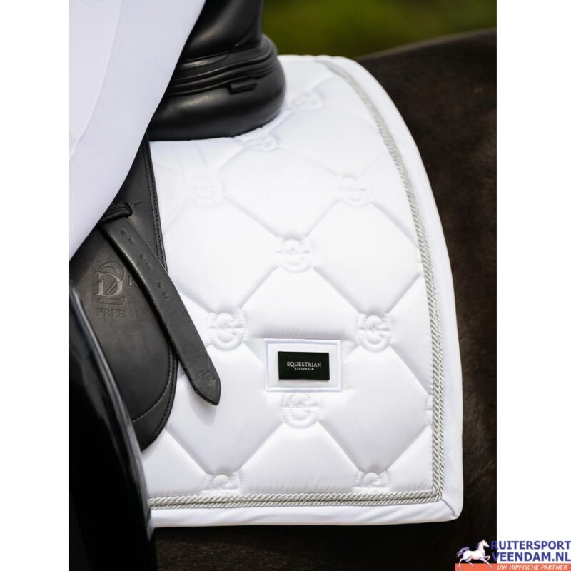 ES Dressage Saddle Pad Silver (2)