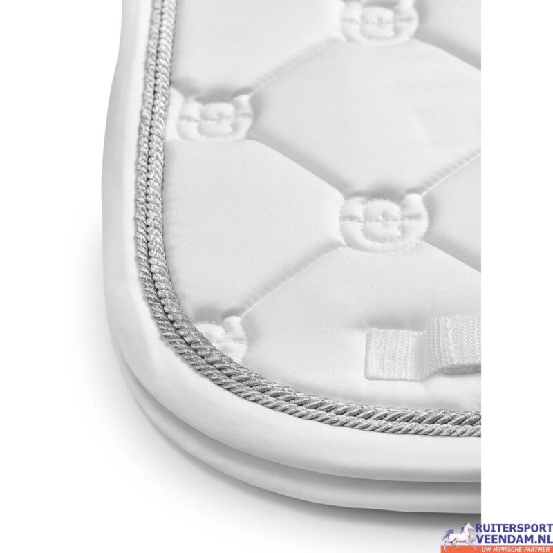 ES Dressage Saddle Pad Silver (2)