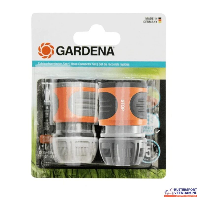 Gardena Slangstuk+Waterstop 12 (1)