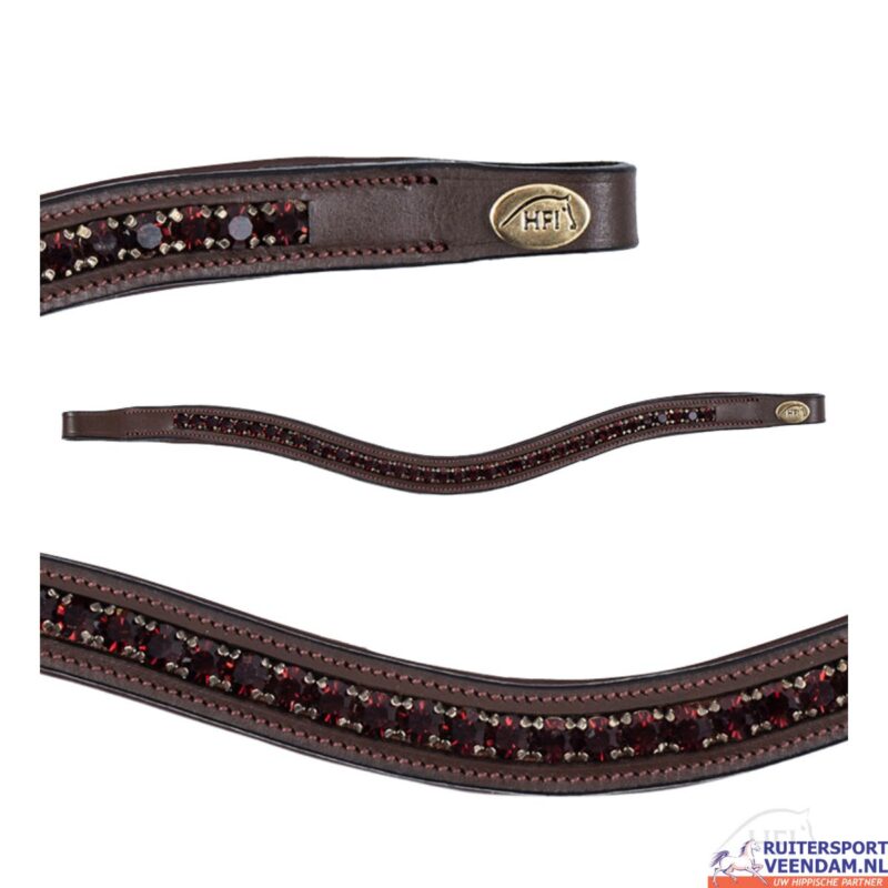 HFI Frontriem Padded Wave Strass (3)